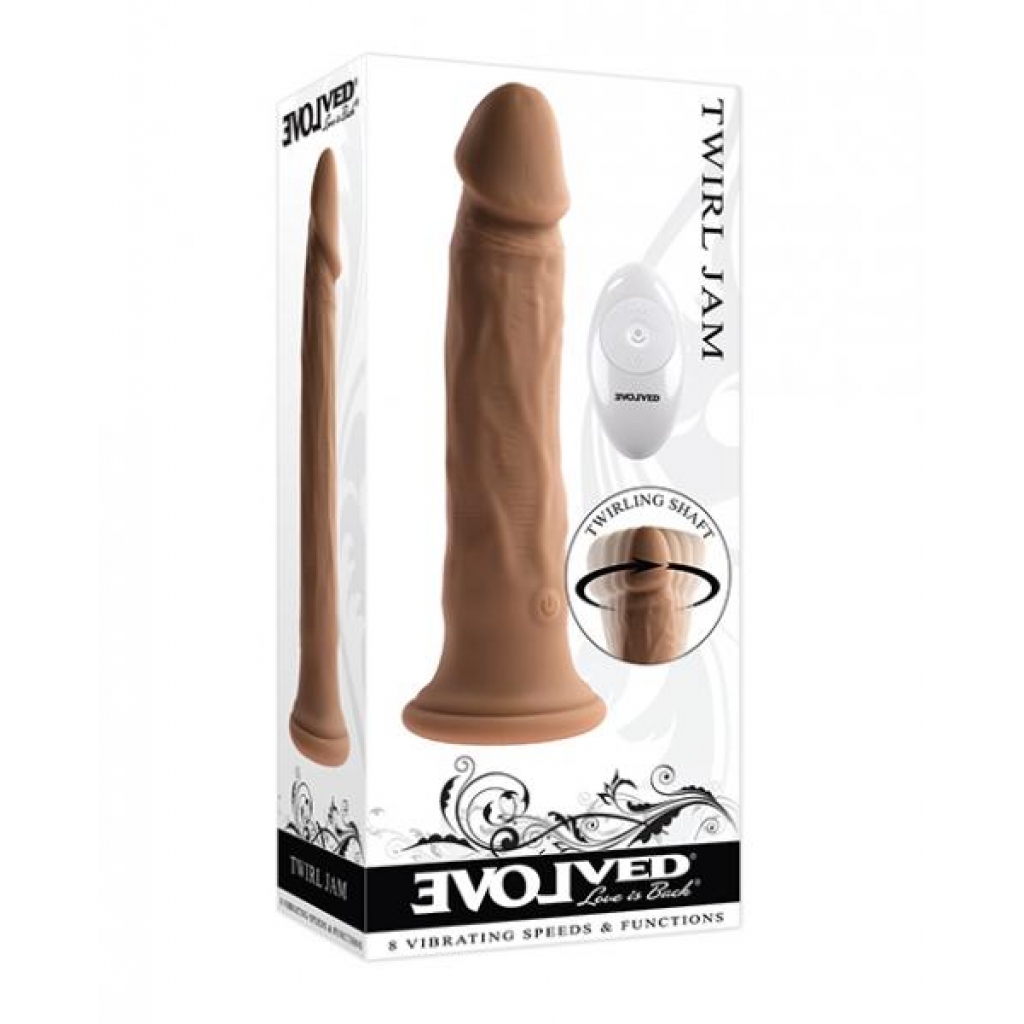 Evolved Twirl Jam - Versatile Vibrator with Twirling Action