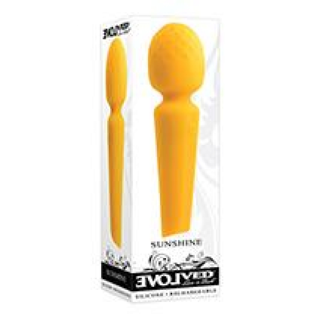 Evolved Sunshine Flexible Wand Vibrator - Yellow