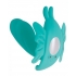 The Butterfly Effect Green Rabbit Style Vibrator - Dual Sensation