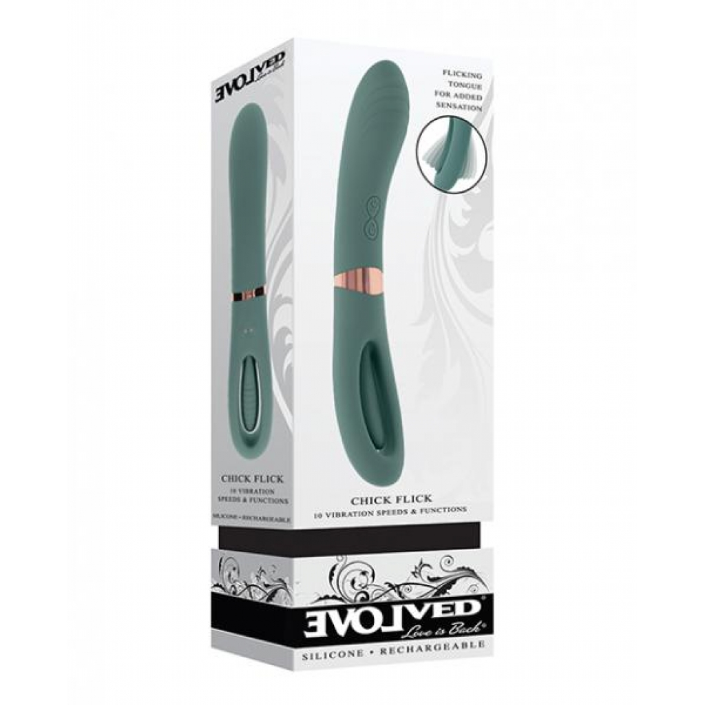 Evolved Chick Flick G-spot Vibrator - Teal