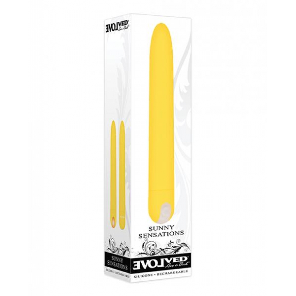 Evolved Sunny Sensations Vibrator - Yellow for Classic Pleasure