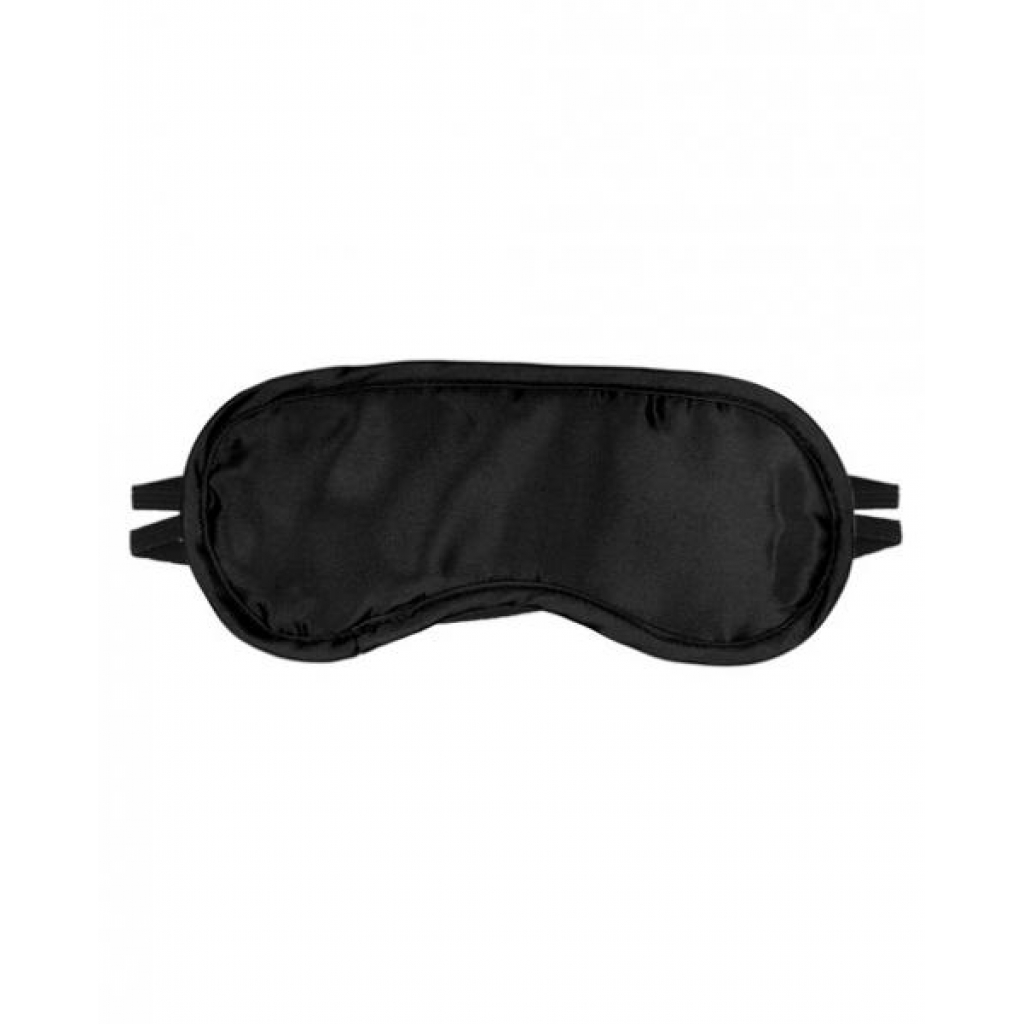 Satin Blindfold 2 Strap Black