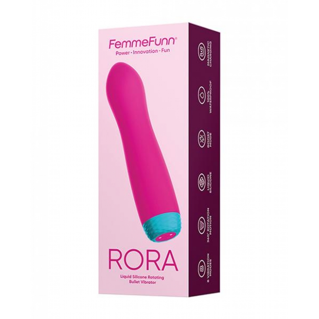 Femme Funn Rora - Pink Rotating Bullet Vibe