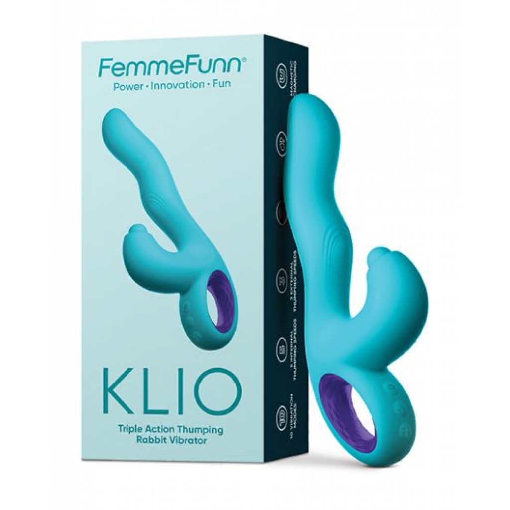 Femme Funn Klio Triple Action Rabbit - Turquoise