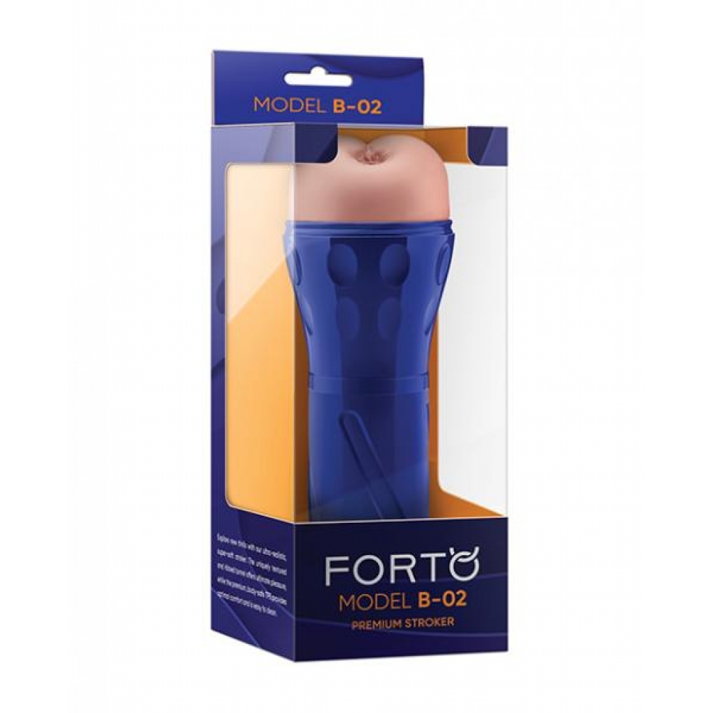 Forto Model B-02 Hard-side Ass Masturbator - Light