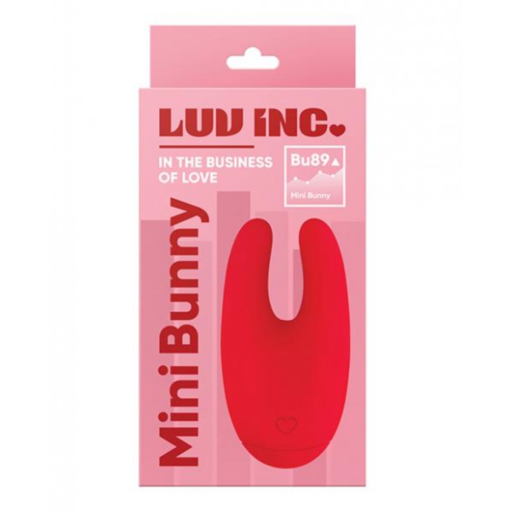 Luv Inc. U-Shape Mini Bunny – Red