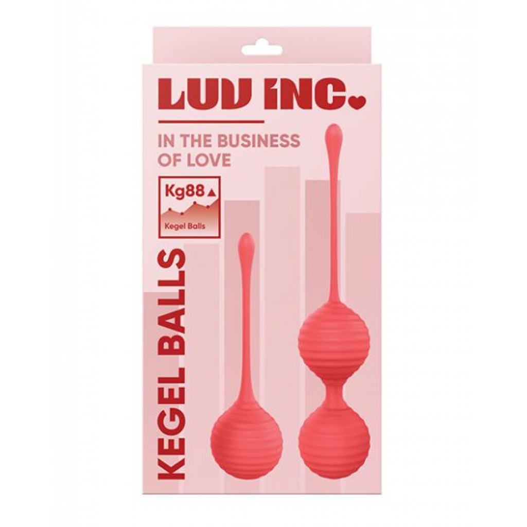 Luv Inc. Silicone Kegel Ball Set: Ergonomic Pleasure Training