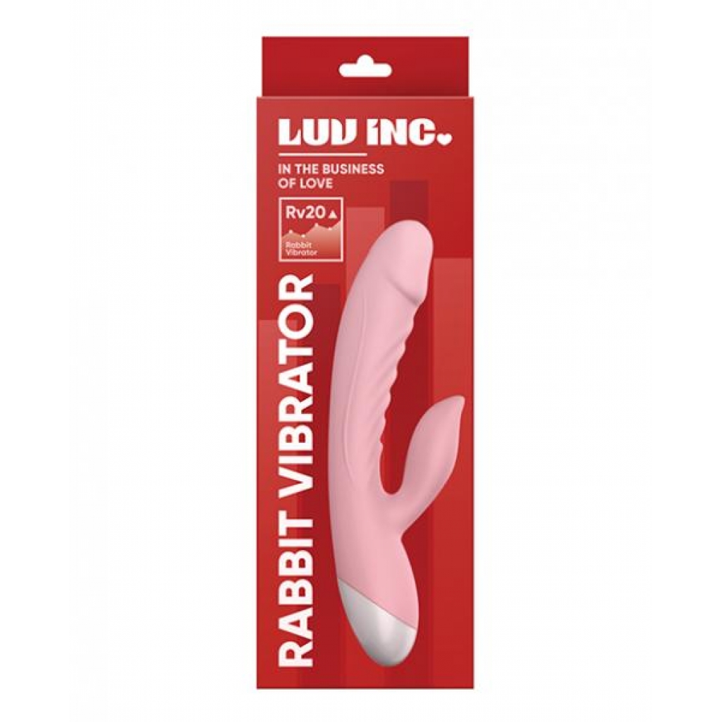 Luv Inc. Waterproof Pink Rabbit Vibrator