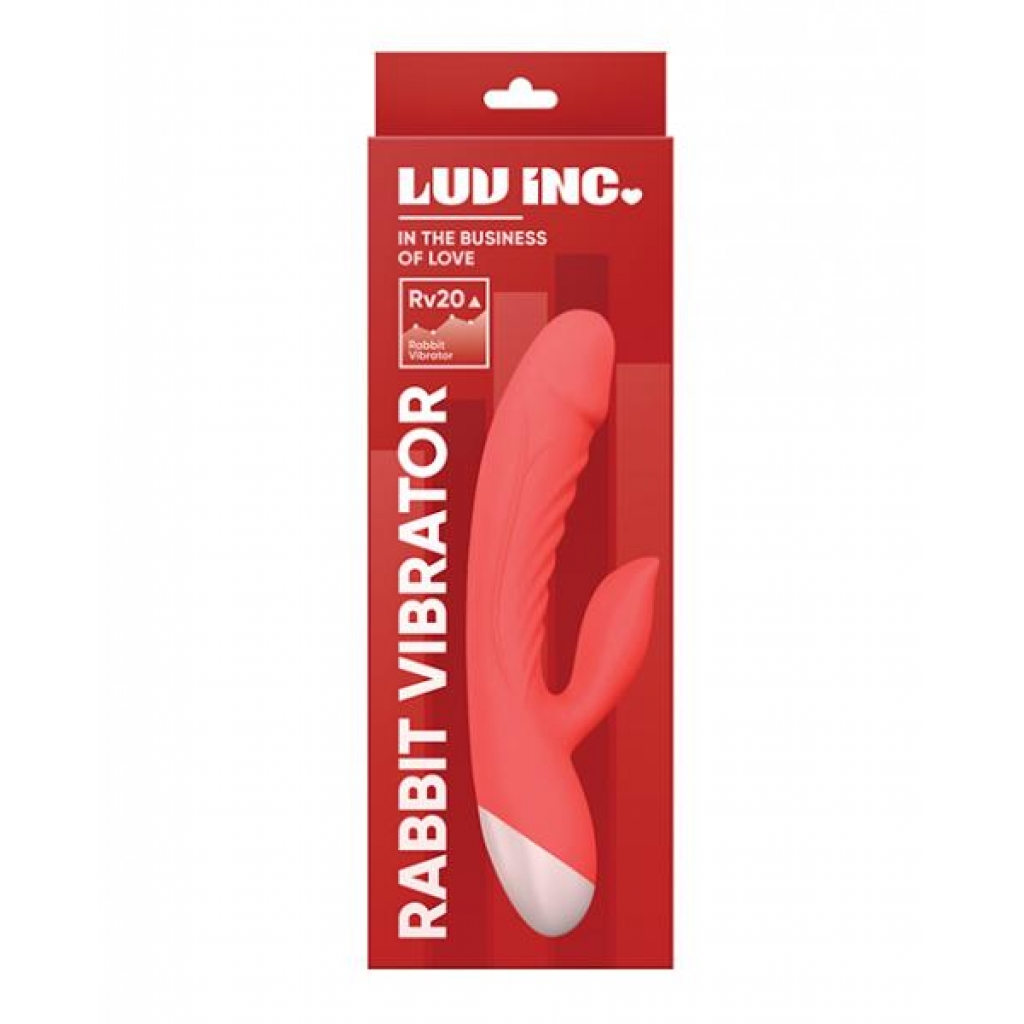 Luv Inc. Rabbit Vibrator - Coral