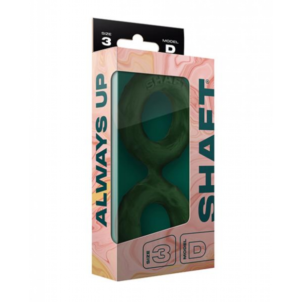 Shaft Double C-ring - Large Green for Enhanced Stimulation