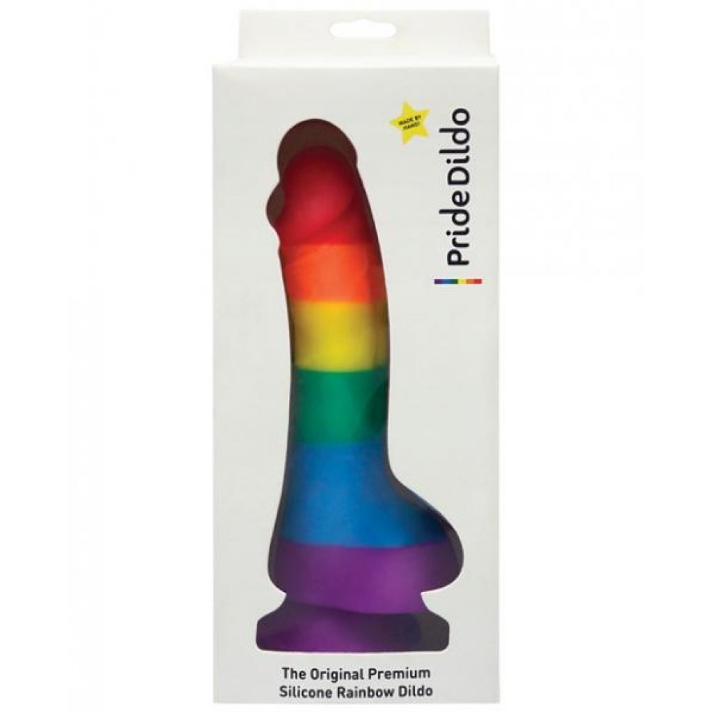 Thick Rick Silicone Rainbow Dildo - 8 Inch Pleasure