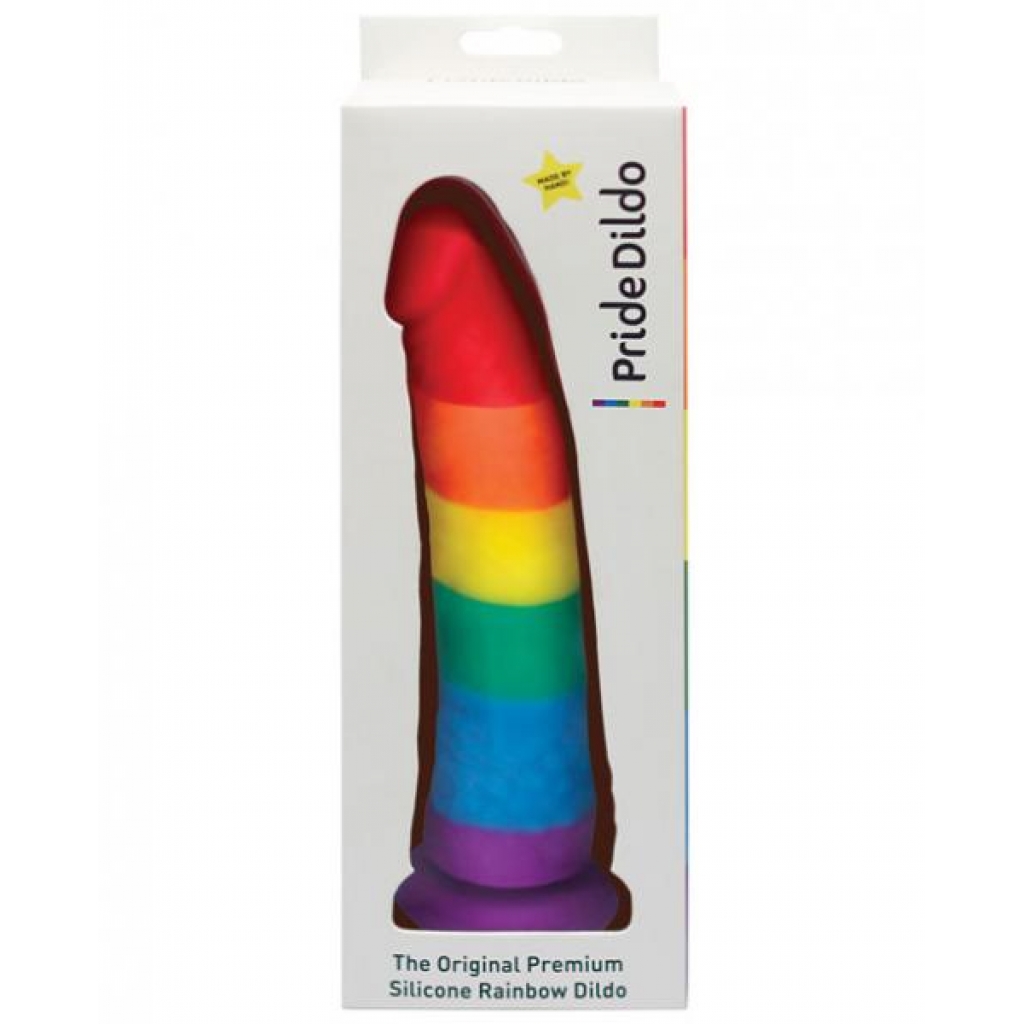 Pride Dildo Realistic Silicone Rainbow