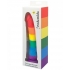 Pride Dildo Realistic Silicone Rainbow