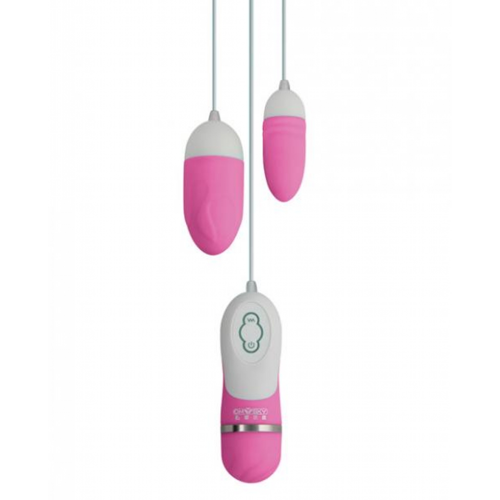 GigaLuv Dual Vibra Bullets - 10 Functions Pink