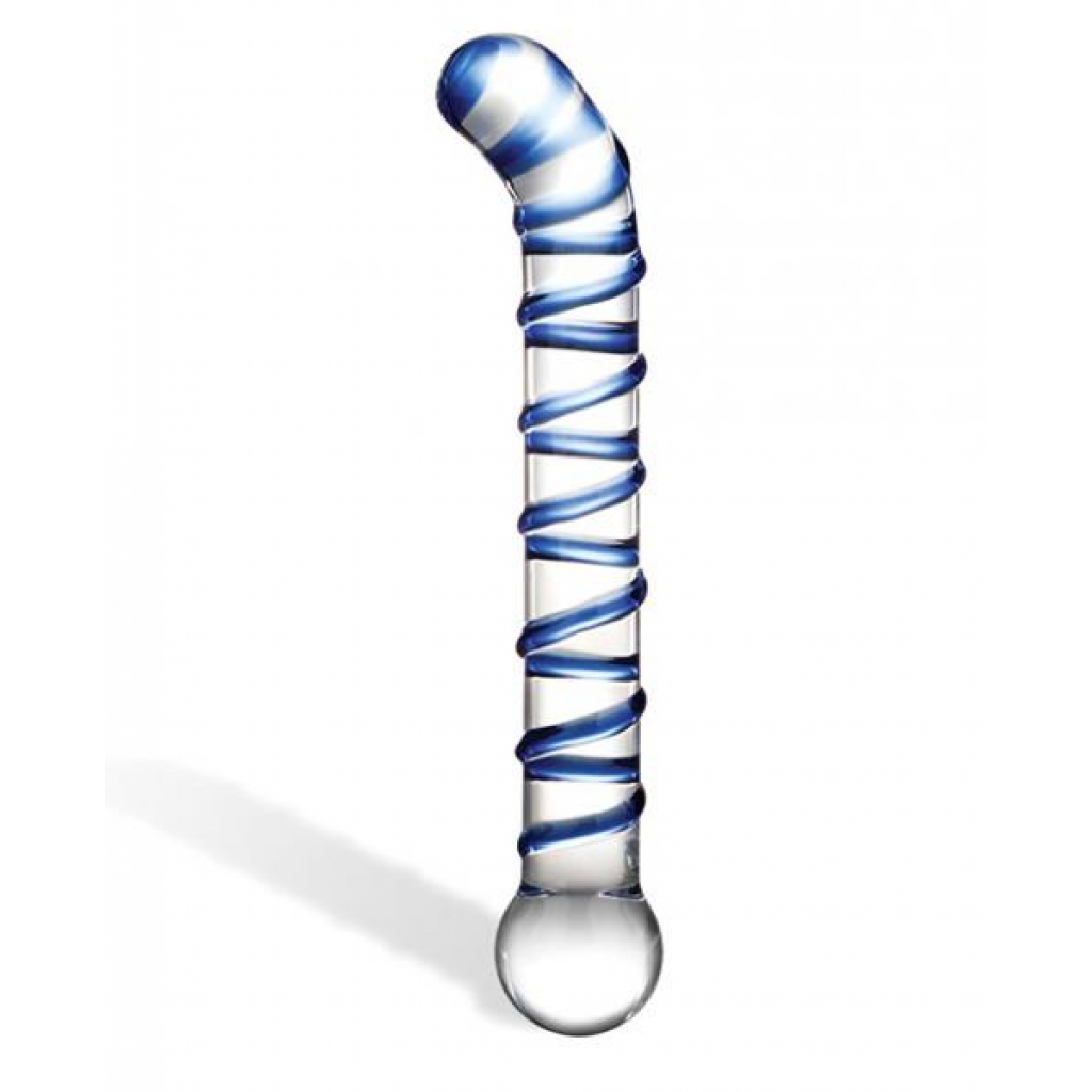 Mr. Swirly: 6.5 inches G-Spot Glass Dildo