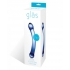 Glas 6 inches Curved G-Spot Glass Dildo - Blue