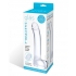 Glas 7 inches Realistic Curved Glass G-Spot Dildo - Clear