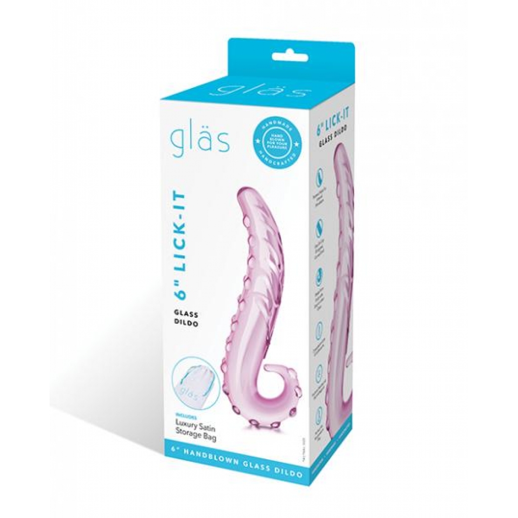 Glas Lick-it Glass Dildo - Pink 6