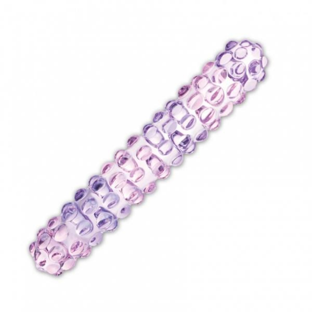 Purple Rose Nubby Glass Dildo: Exquisite Pleasure Tool