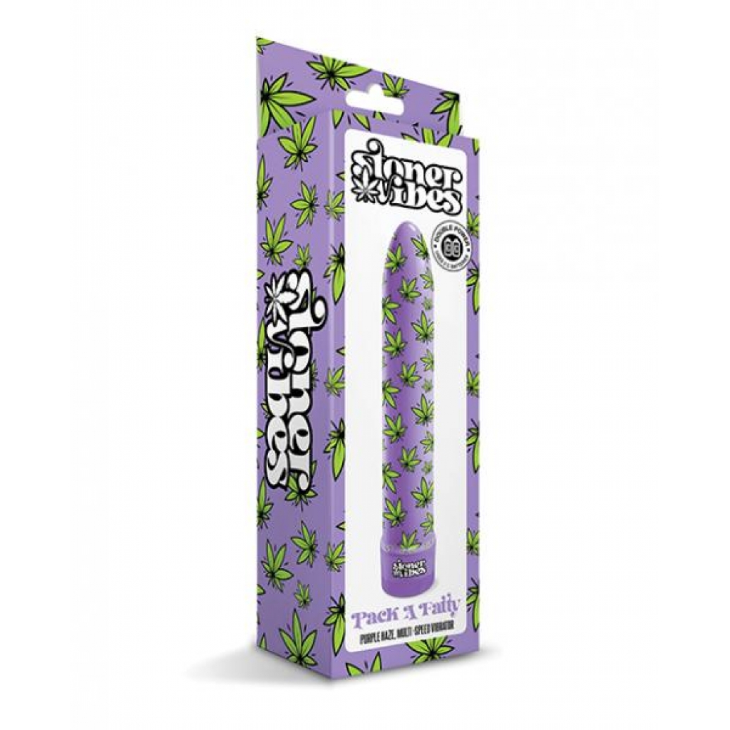 Stoner Vibes Pack A Fatty Multi-Speed Vibrator - Purple Haze