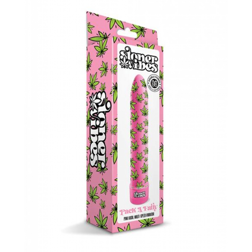 Stoner Vibes Pack A Fatty Multi Speed Vibrator - Pink Kush