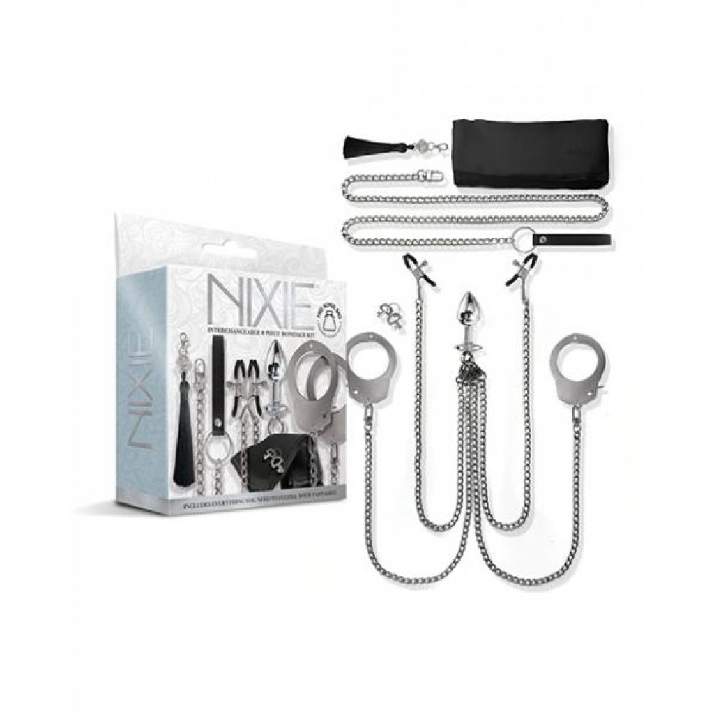 Nixie Interchangeable 8 Pc Bondage Kit - Ultimate Experience