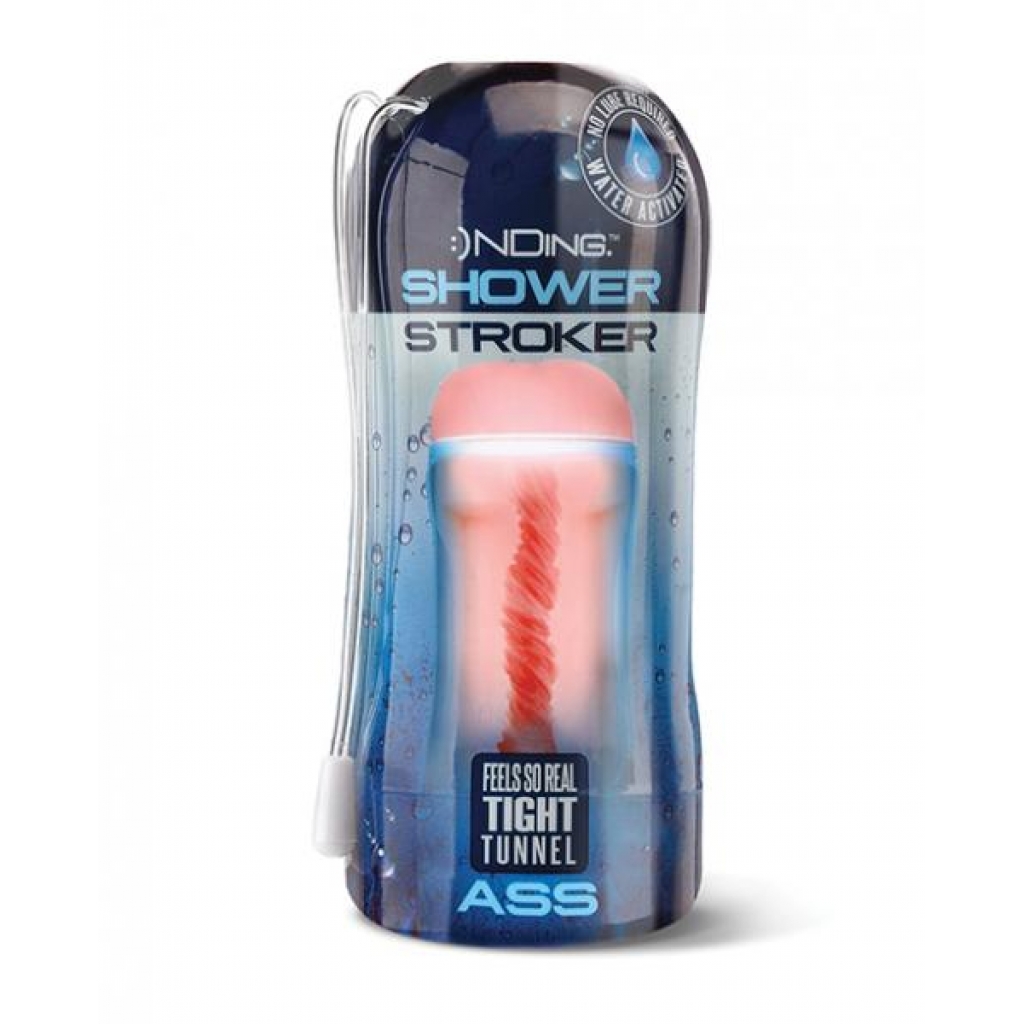 Ivory Shower Stroker Ass with Water-Activated Suction