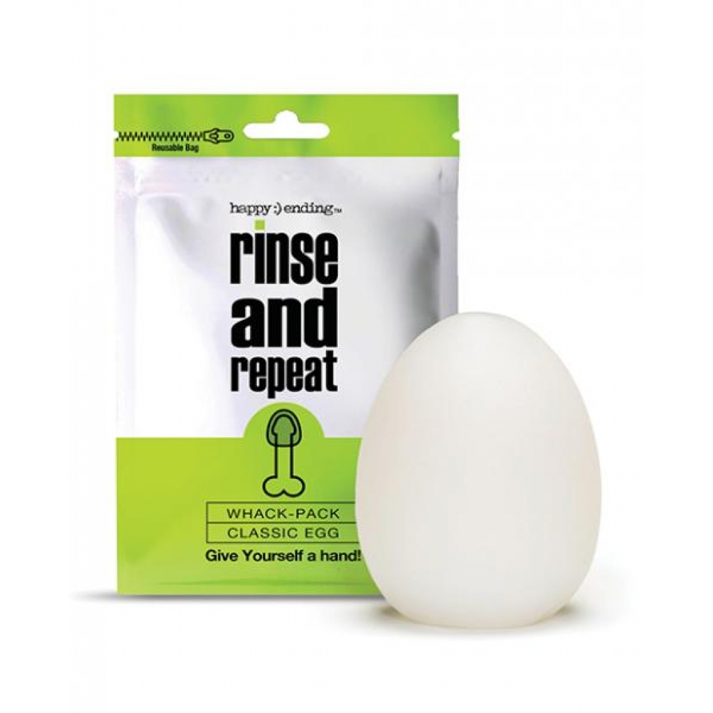 Rinse & Repeat Whack Egg Male Masturbation Toy