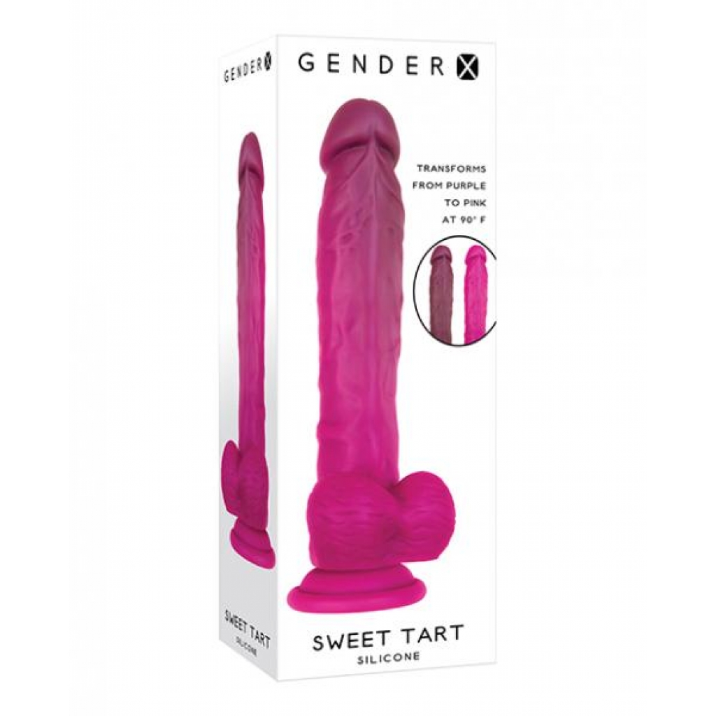 Gender X Sweet Tart Dildo - Burgundy/Pink