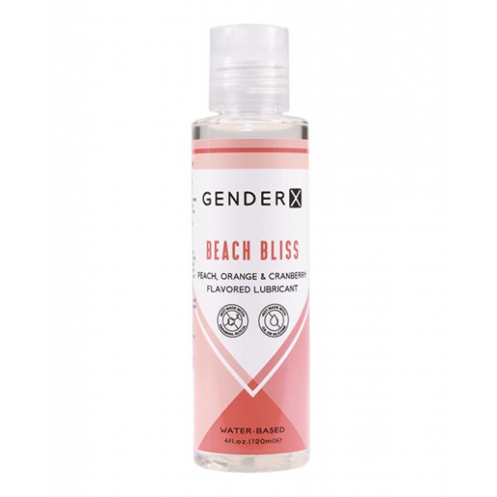 Gender X Flavored Lubricant - 4 Oz Beach Bliss