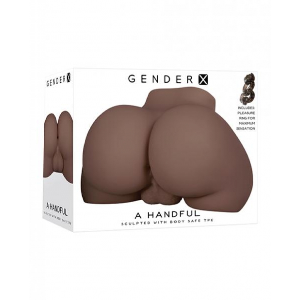 Gender X Life-Like Stretchy TPE Stroker - Dark