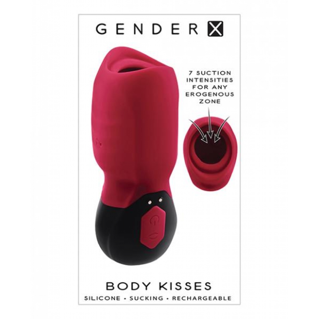 Gender X Body Kisses Vibrating Suction Massager - Irresistible Pleasure Tool