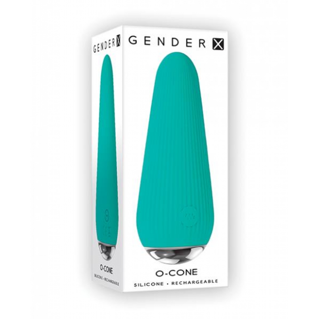 Gender X O-Cone Teal Bullet Vibrator