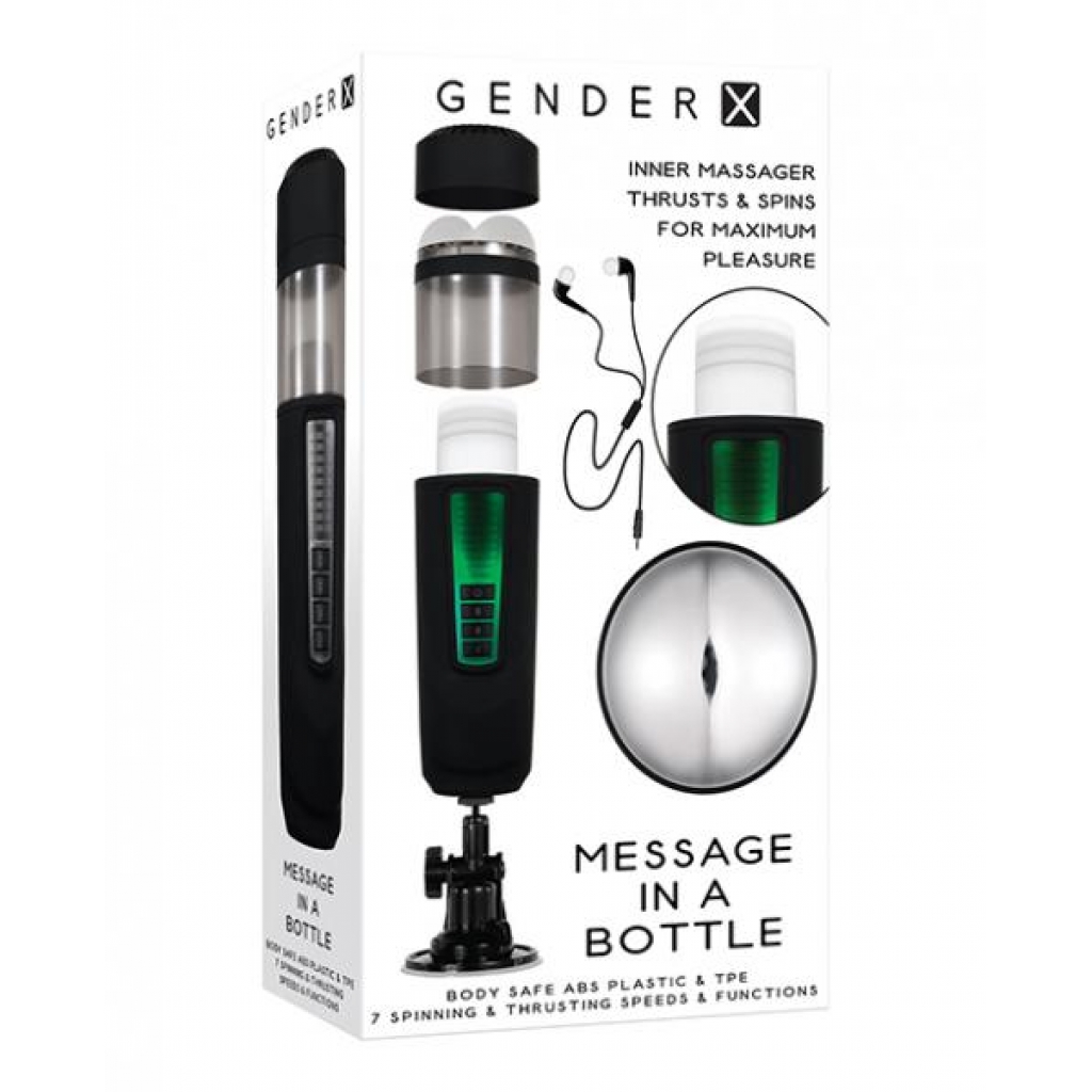 Gender X Message In A Bottle - Black