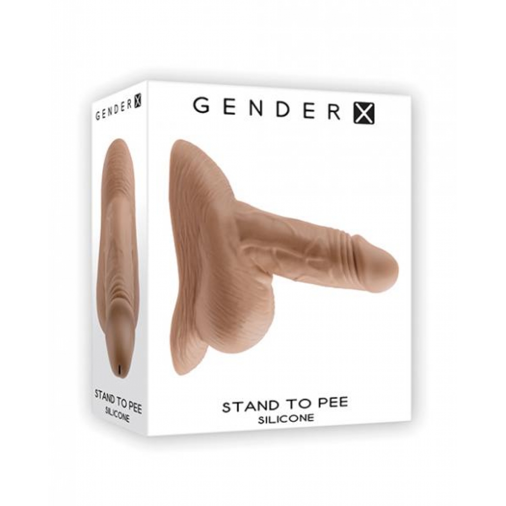 Gender X Realistic Silicone Stand-To-Pee Device - Medium