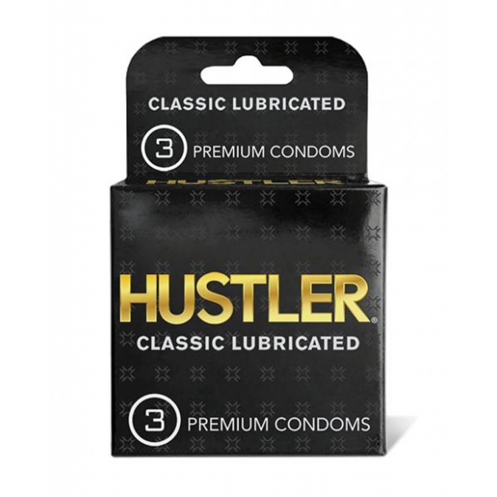 Hustler Classic Lubricated Premium Condoms - Pack of 3