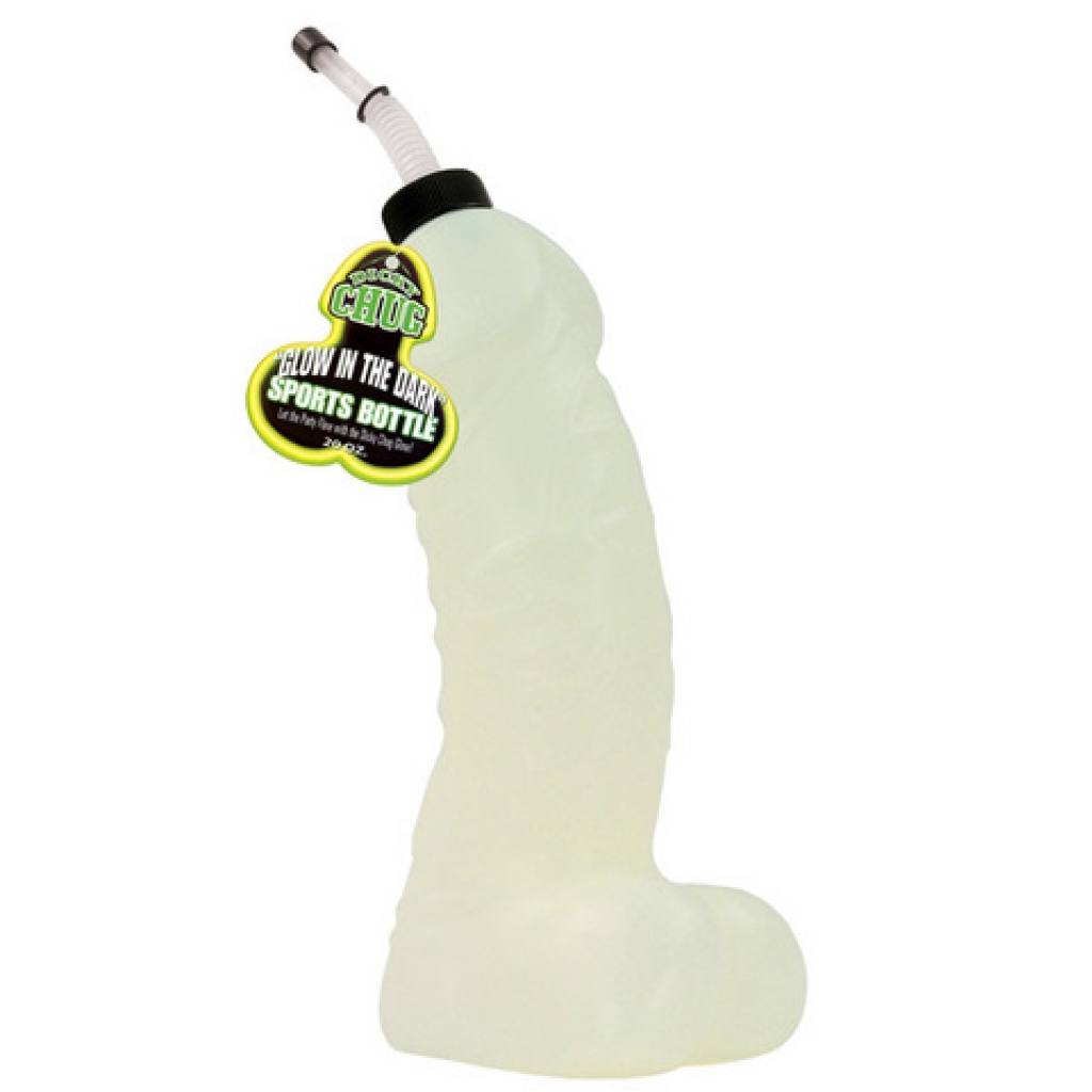 Glow in the Dark Dicky Chug Big Sports Bottle - 20 oz. Fun!