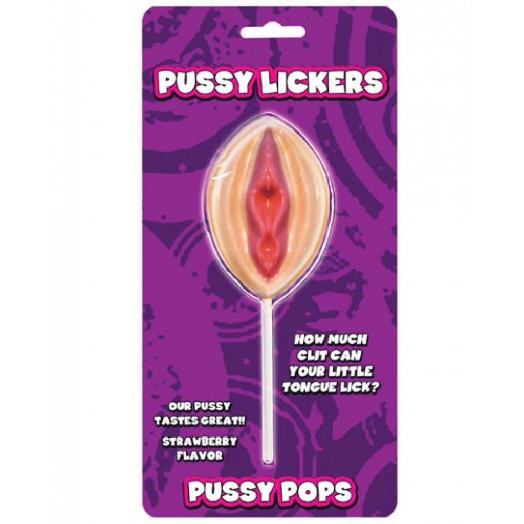 Pussy Lickers Edible Lollipop - Strawberry Flavor