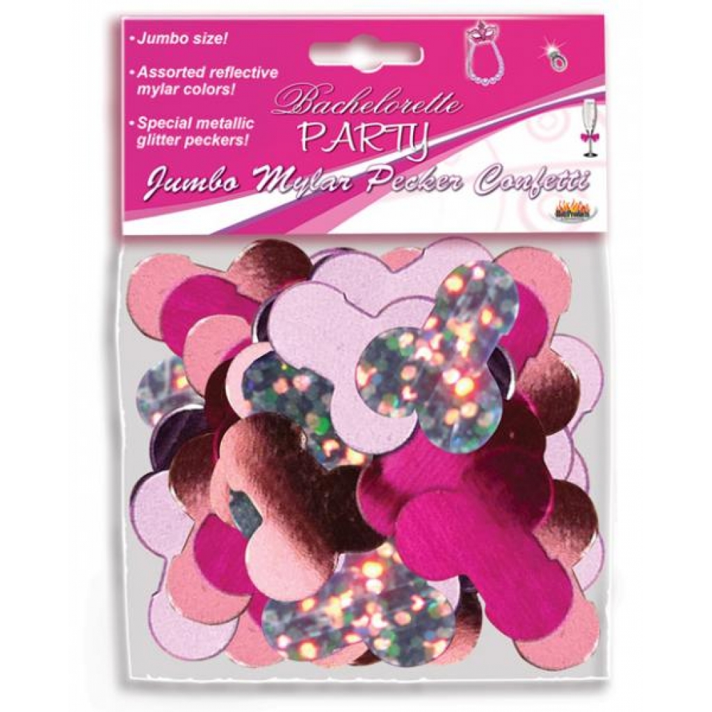 Jumbo Mylar Pecker Party Confetti