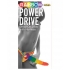 Rainbow Power Drive 7-inch Strap-On Dildo with Harness