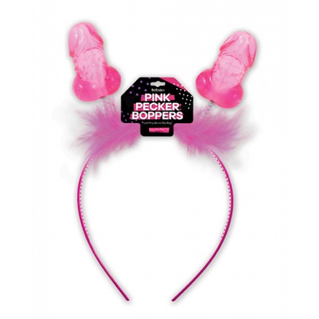 Pink Pecker Boppers Headband