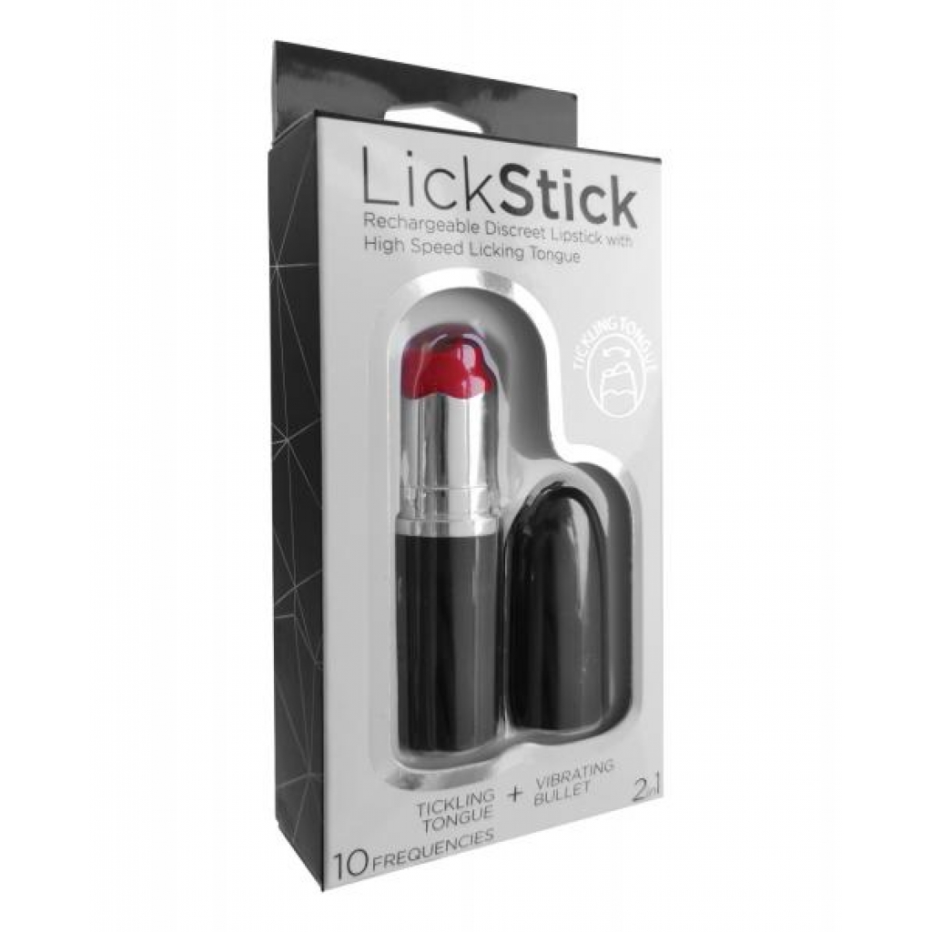 Lick Stick Rechargeable Discreet Lipstick Bullet - High-Speed Pleasure