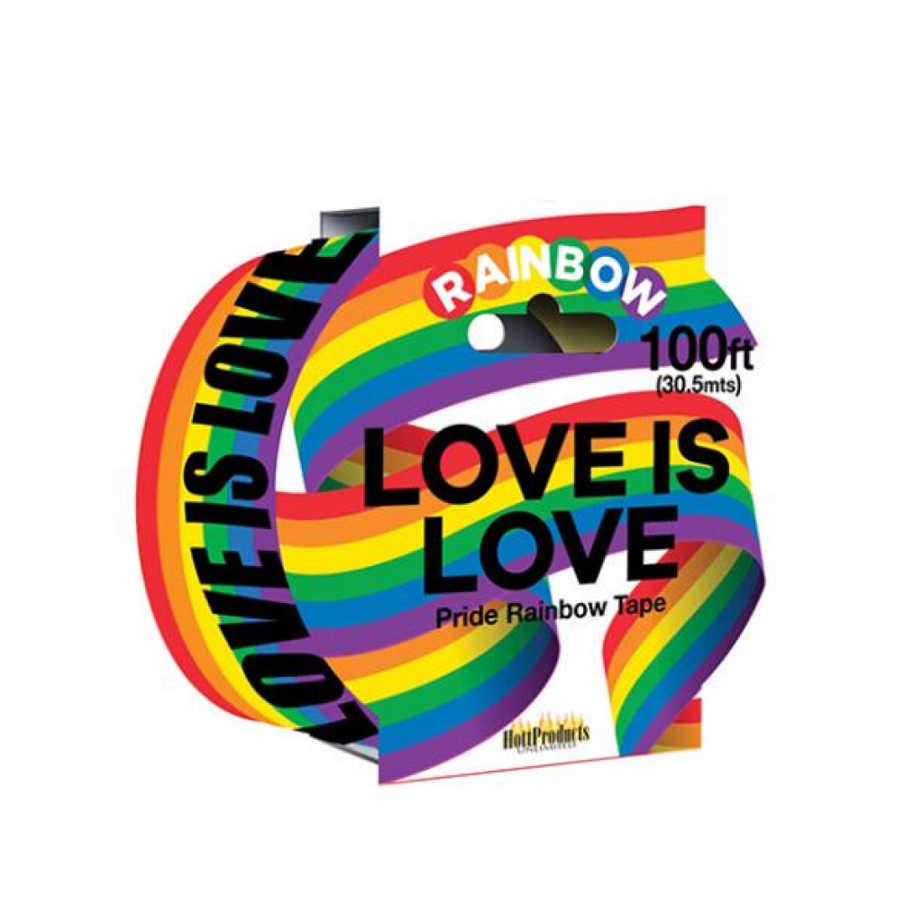 Love is Love Rainbow Party Tape - 100ft