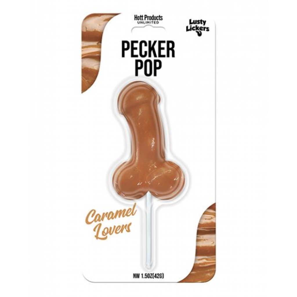 Lusty Lickers Penis Pop - Caramel Flavored Candy