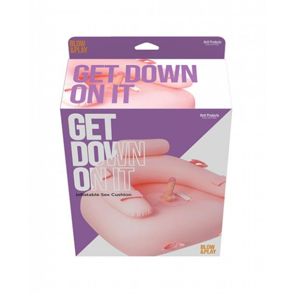 Get Down On It: Inflatable Cushion with Remote-Controlled Dildo & Straps