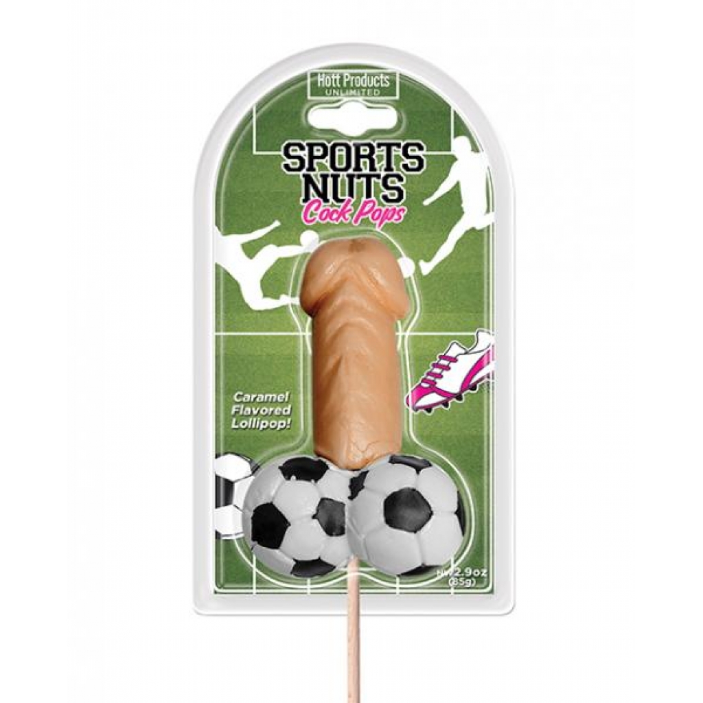 Sports Nuts Cock Pop Soccer Balls - Caramel