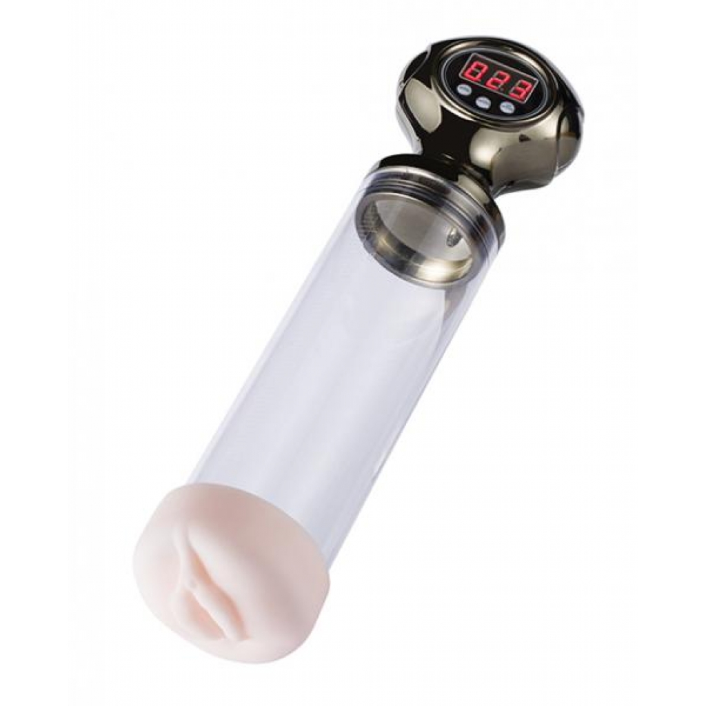 Pipe Male Masturbation Cup Penis Enlargement Pump - Clear