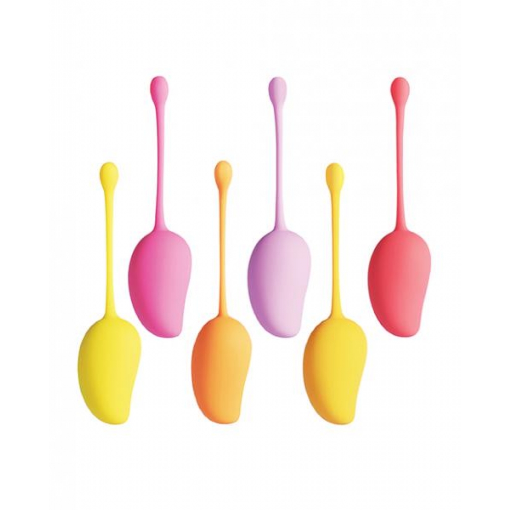 Mango Tropical 6 Weighted Kegel Ball Exercise Set