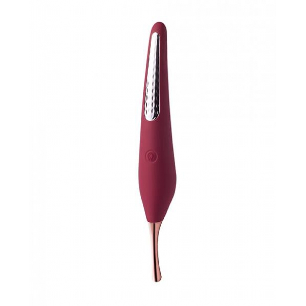 Ms. Honey Pinpoint Clit Vibrator & Nipple Stimulator - Red Wine