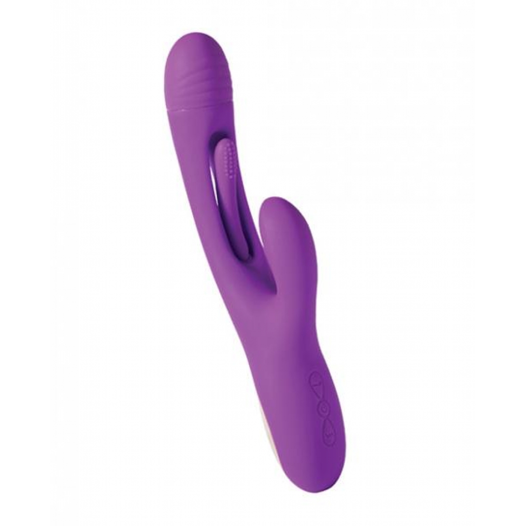 Bora G-spot Tapping Rabbit Vibrator - Purple